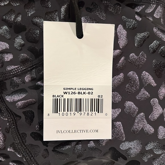 NWT - IVL Collective Black Chi Chi Leggings - Picture 5 of 6